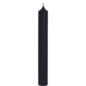 RAINBOW Dlouhé svíčky set 10 ks - černá