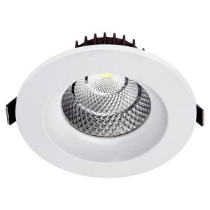 Zápustné LED osvětlení DOWNLIGHT PLASTIC, 5W, denní bílá, 11cm, kulaté, bílé