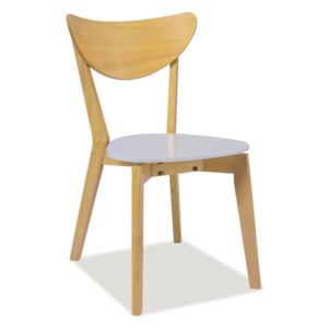 Jídelní židle - CD-19, sedák z MDF, dřevěný opěrák a nohy