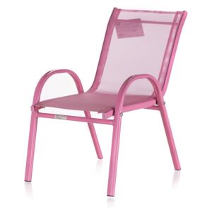 Happy Green Stohovatelná dětská zahradní židle NIKKI růžová