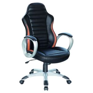 Eshopist Kancelářská židle Q-112 černá/hnědá