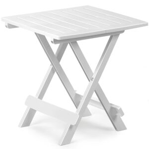 Zahradní plastový stolek 45 x 43 x 50 cm | bílý