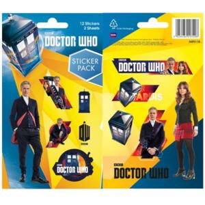 Fantasyobchod Sada vinylových samolepek Doctor Who (12 ks)