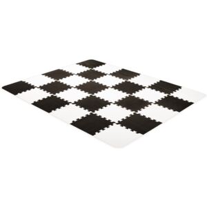 KINDERKRAFT Podložka pěnové puzzle Luno 150x180cm Black 30ks