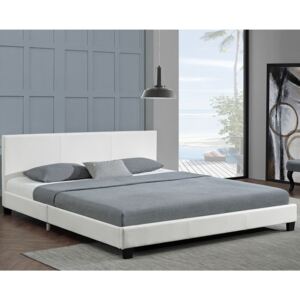 Čalouněná postel,, Barcelona "160 x 200 cm - bílá