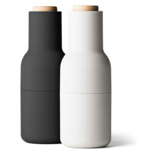 Menu Mlýnky na sůl a pepř Bottle Carbon/Ash, Wooden Lid