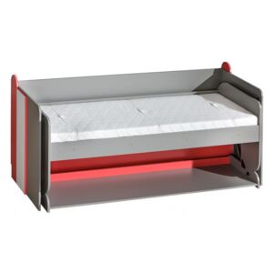 Casarredo FUTURO F14 postel/psací stůl grafit/bílá/výběr barev