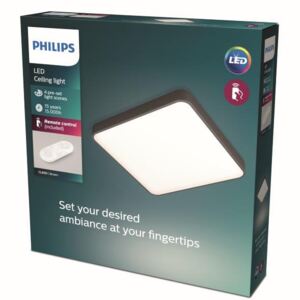 Philips Brown LED CL800 stropní svítidlo 90x90mm 32W / 4300lm 2700-6500K sqare + dálkový ovladač