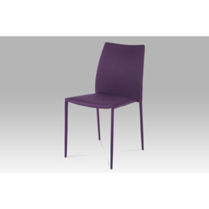 Stohovatelná jídelní židle ve fialové barvě WE-5015 LILA2
