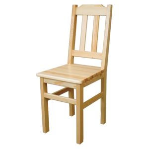 Židle dřevěná masiv borovice - Drewmax KT103