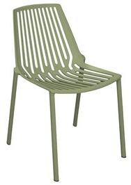Fast Hliníková stohovatelná jídelní židle Rion, Fast, 47x56x79 cm, lakovaný hliník barva pearly gold