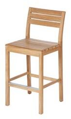 Barlow Tyrie Teaková barová židle Bermuda, Barlow Tyrie, 46x53x107 cm