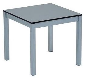 Karasek Odkládací boční stolek Miami, Karasek, čtvercový 45x45x41 cm, rám lakovaná ocel barva dle vzorníku, deska teco.STAR dle vzorníku