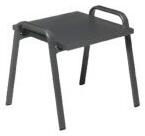 Karasek Celokovový odkládací stolek, Karasek, čtvercový 43x43x42 cm, ocel barva dle vzorníku