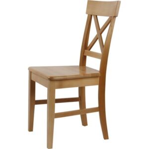 Bradop Židle celodřevěná NIKOLA II buková Z158 | Provedení: B - Bílá
