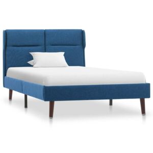 Rám postele Artesia - modrý - textil | 90x200 cm