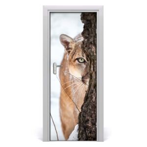 Fototapeta samolepící na dveře horská puma