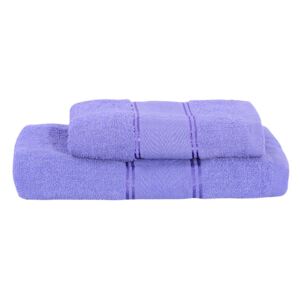 Set ručníku a osušky NORA fialový