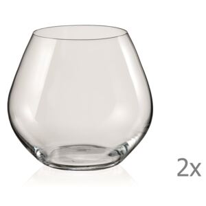 Sada 2 sklenic Crystalex Amoroso, 440 ml