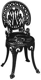 Fast Hliníková jídelní židle Narcisi, Fast, 42x50x92 cm, lakovaný hliník barva dle vzorníku