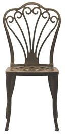 Fast Hliníková jídelní židle Armonia, Fast, 49x56x94 cm, lakovaný hliník barva dle vzorníku