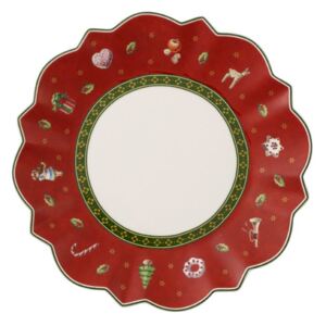 Villeroy & Boch Toy's Delight Pečivový talíř červený 17 cm, Villeroy & Boch