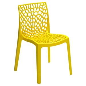 Jídelní židle Coral-C, žlutá SC03_GL SitBe
