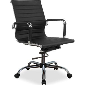 Kancelářská židle Q-124 ekokůže černá