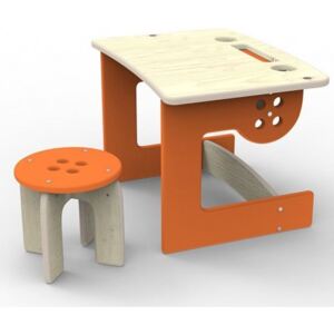 Dětský mini psací stůl se stoličkou barva: oranžová