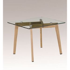 Konferenční stolek 60x48 cm s tvrzeným sklem TK2150