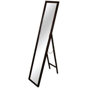 Zrcadlo se dřevěným rámem v hnědé barvy TYP 4 TK2200
