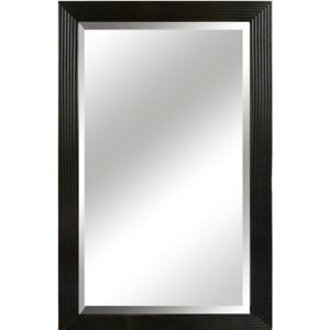 Zrcadlo s dřevěným rámem v černé barvě TYP 1 TK2200