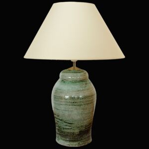 Stolní lampa Aqua, A702 - Lampa se stínidlem-stříbrné doplňky
