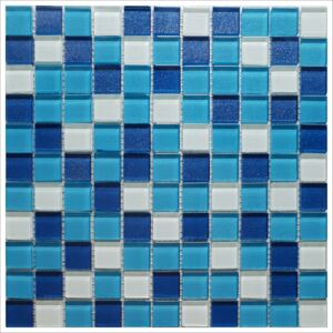 Obklad mozaika modrá mix Blue mix 300x300x6mm