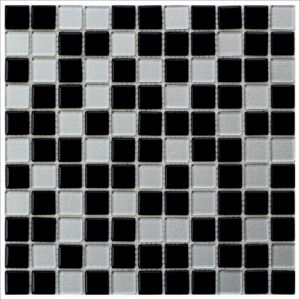 Obklad mozaika černá stříbrná Black silver 300x300x4mm