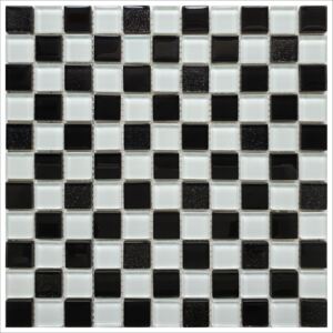 Obklad mozaika černá bílá NB mix 300x300x6mm