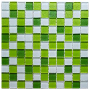 Obklad mozaika zelená mix Green mix 300x300x6mm