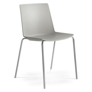 Konferenční, plastová židle SKY FRESH 050-N0, kostra bílá