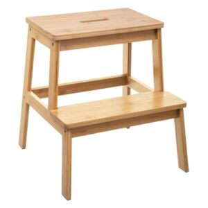 Stolička, 2-stupňová stolice, bambus, pomocník, žebřík