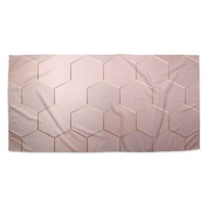 Ručník SABLIO - Rose gold 50x100 cm