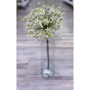 Umělá květina Sia Home Fashion Allium bílá 48 cm