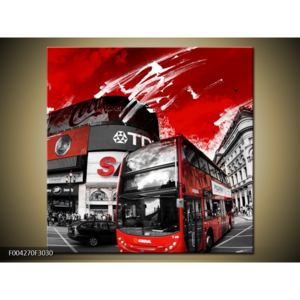 Moderní obraz autobusu Double Decker (F004270F3030)