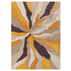 Flair Rugs koberce Ručně všívaný kusový koberec Infinite Splinter Ochre - 80x150 cm