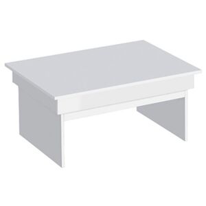 Konferenční stolek Sweet SE08, Barva: bílá / bílý lesk