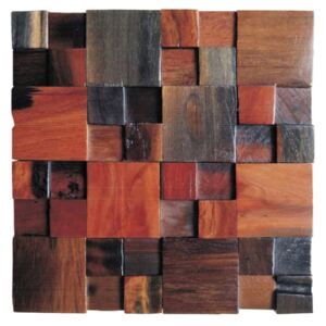 Dřevěná lodní mozaika - obkladová dlaždice 30 x 30 cm_model SHW 3130