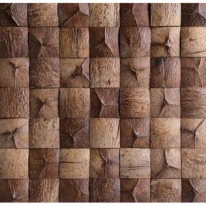 Mozaika z ořechů - obkladová dlaždice 30 x 30 cm_model COC 4109
