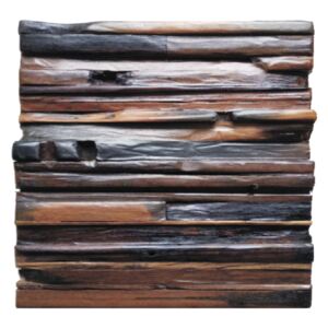 Dřevěná lodní mozaika - obkladová dlaždice 30 x 30 cm_model SHW 3231