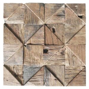 Dřevěná lodní mozaika - obkladová dlaždice 30 x 30 cm_model SHW 3240