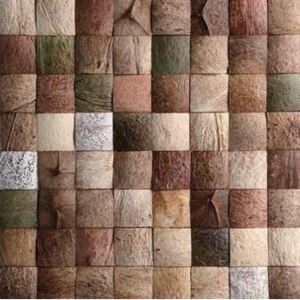 Mozaika z ořechů - obkladová dlaždice 30 x 30 cm_model COC 4111