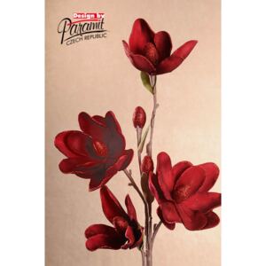 Paramit Aranžovací květina 85 cm červená - červené glitry